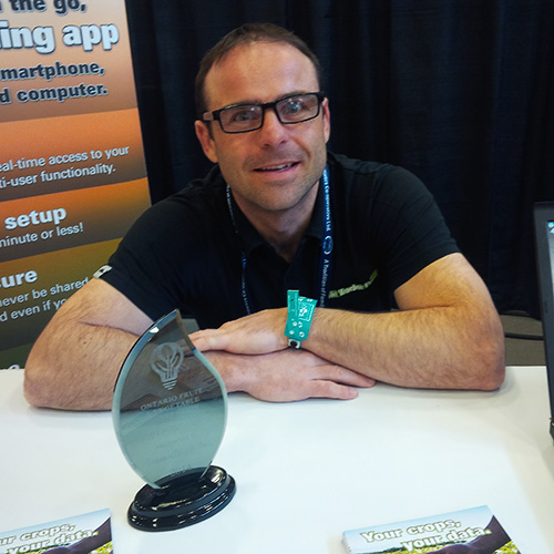 Field Tracker Pro team member with Innovation Award